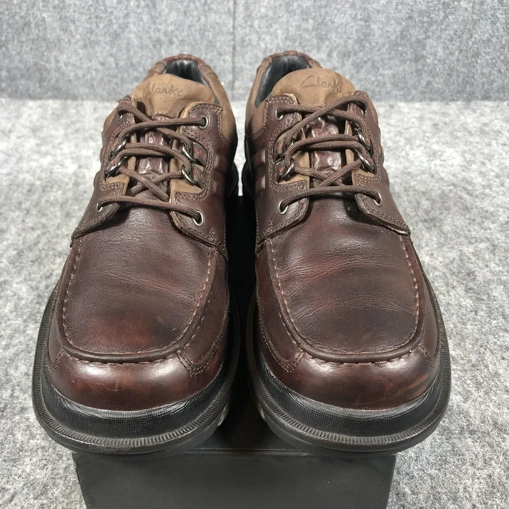 Clarks‎ Gore-Tex Waterproof Shoes Mens 11 M Brown Leather Lace Up Comfort Casual